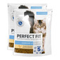PERFECT FIT (Junior) 2x750 g Vistas bagāta sausā barība kaķēniem
