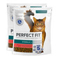 PERFECT FIT (Sterile 1+) 2x750g Liellopu gaļa bagāta sausā barība kaķiem pēc sterilizācijas