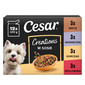 CESAR Creations Mix Smaków (wołowina, kurczak, jagnięcina, indyk) 12 x 100g mokra karma dla dorosłych psów