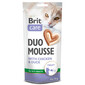 BRIT Care Cat Creamy Duo Mousse Chicken and Duck 4x14 g kremowy przysmak z kurczakiem i kaczką dla kotów